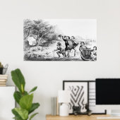 Poster Affiche/impression "Amerigo Vespucci in America" (Bureau à domicile)