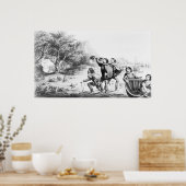 Poster Affiche/impression "Amerigo Vespucci in America" (Cuisine)