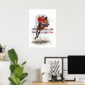 Poster Affiche/impression 'Clear Round' (Bureau à domicile)
