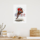 Poster Affiche/impression 'Clear Round' (Cuisine)