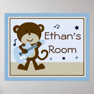 Poster Affiche/Impression de Rockstar/Monkey Rocker Adora