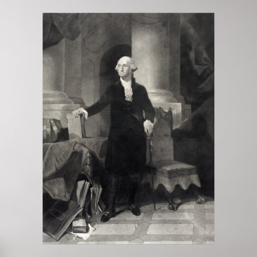 Poster Affiche/impression "George Washington Portrait" (Devant)
