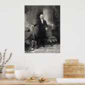 Poster Affiche/impression "George Washington Portrait" (Cuisine)