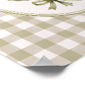Poster (AFFICHE) Muguet Coquette Arc Rustique (Coin)