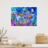 Poster affiche_poisson-clownB (Cuisine)