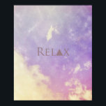 Poster Affiche.... Relax<br><div class="desc">Ciel Abstrait et nuages avec l'apparence de la parties scintillant</div>