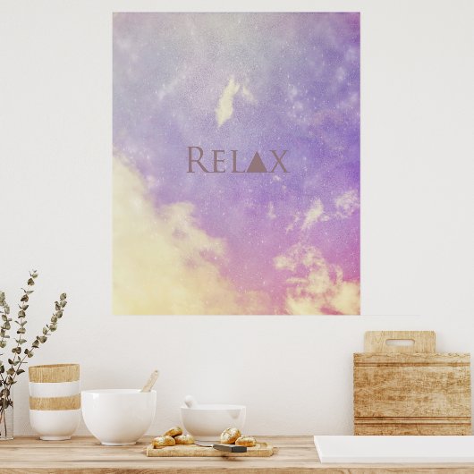 Poster Affiche.... Relax (Cuisine)