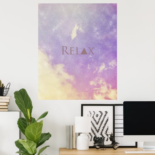 Poster Affiche.... Relax (Bureau à domicile)