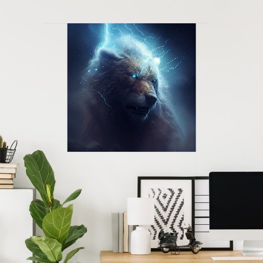 Poster afficher (Bureau à domicile)