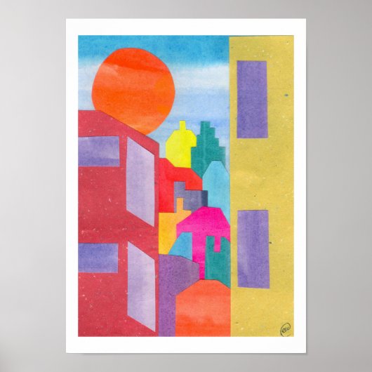 Poster Afficher à partir de ma fenêtre (Devant)