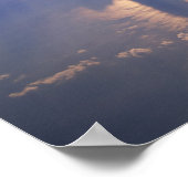 Poster Afficher au-dessus du nuage dense (Coin)