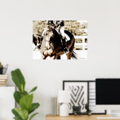 Poster Afficher le cheval (Bureau à domicile)