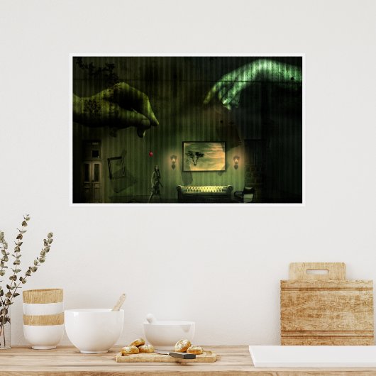 Poster Afficher non réalité (Cuisine)