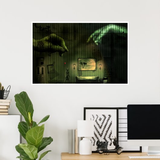 Poster Afficher non réalité (Bureau à domicile)