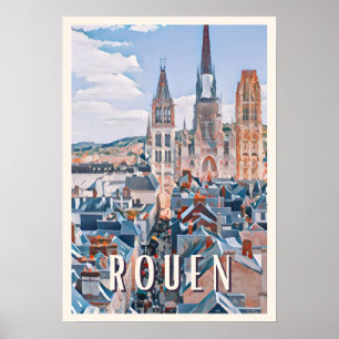 Poster Afficher Rouen Photo Vintage