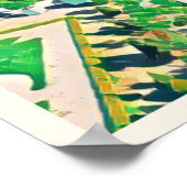 Poster Afficher Versailles Photo Vintage (Coin)