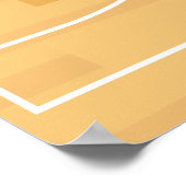 Poster Afficher vos couleurs - Basketball (Coin)