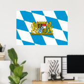 Poster Afficher vos couleurs - Bavière (Bureau à domicile)