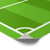 Poster Afficher vos couleurs - Football (Coin)