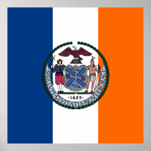 Poster Afficher vos couleurs - New York