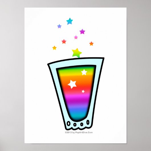 POSTER AFFICHES, IMPRIMANTES - VERRE DE COURSE (Devant)