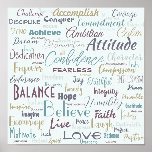 Poster Affirmation (Devant)