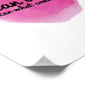 Poster affirmation de motivation pour travailler dur (Coin)