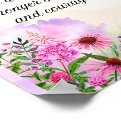 Poster Affirmation Foi : Chaque jour je grandis (Coin)
