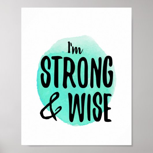 Poster affirmation inspirante d'acceptation de soi (Devant)