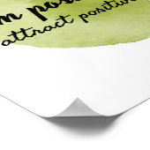 Poster affirmation motivationnelle d'acceptation personne (Coin)