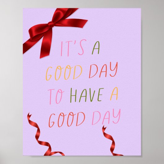Poster Affirmation Positive Murale Rose (Devant)