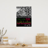 Poster Affirmation Positive Réparation Énergie de guériso (Cuisine)