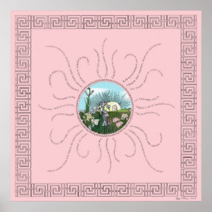 Poster Affirmations avec Storybook Sunrise