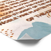 Poster Affirmations bibliques de Boho Acrostique w_Script (Coin)