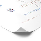 Poster Affirmations Bois Animaux Boy Nursery Décor (Coin)