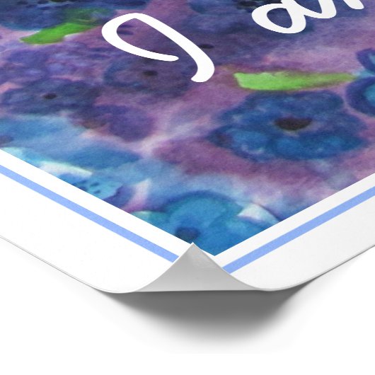 Poster Affirmations colorées de Chakra (Coin)