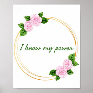 Poster affirmations motivationnelles pour le travail