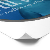 Poster affirmations positives acceptation de vie (Coin)