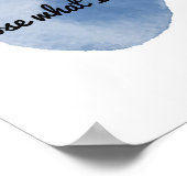 Poster affirmations positives du matin pour travailler du (Coin)