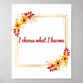 Poster affirmations positives pour la motivation (Devant)