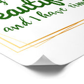 Poster affirmations positives pour l'acceptation du trava (Coin)