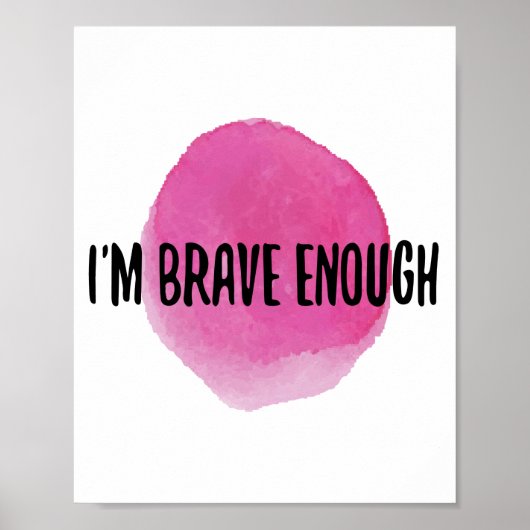 Poster affirmations positives pour les autosoins (Devant)