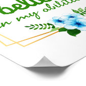 Poster affirmations positives pour les travailleurs du se (Coin)