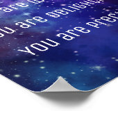 Poster Affirmations positives "Vous êtes spécial" (Coin)