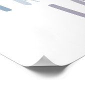 Poster Affirmations pour enfants, Affirmations arc-en-cie (Coin)