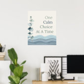 Poster Affirmations pour une classe calme (Bureau à domicile)