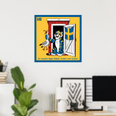 Poster Affisch — Svensk tiger (Bureau à domicile)