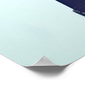 Poster Afghaanse hond Hipster Dog (Hoek)