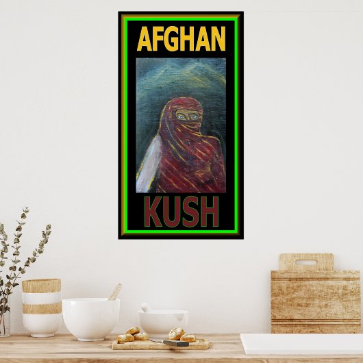 POSTER AFGHAN KUSH (Cuisine)