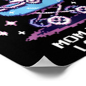 Poster Afk Nope. Maman ne se déconnecte jamais Pixel Game (Coin)